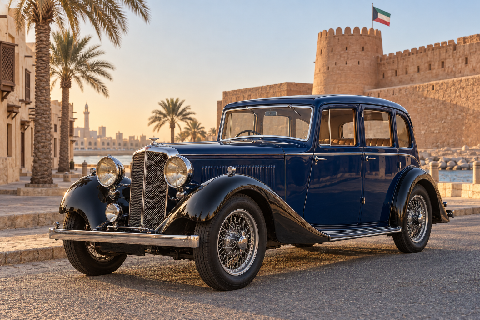 ألفيس Firebird الكلاسيكية قرب القصر الأحمر