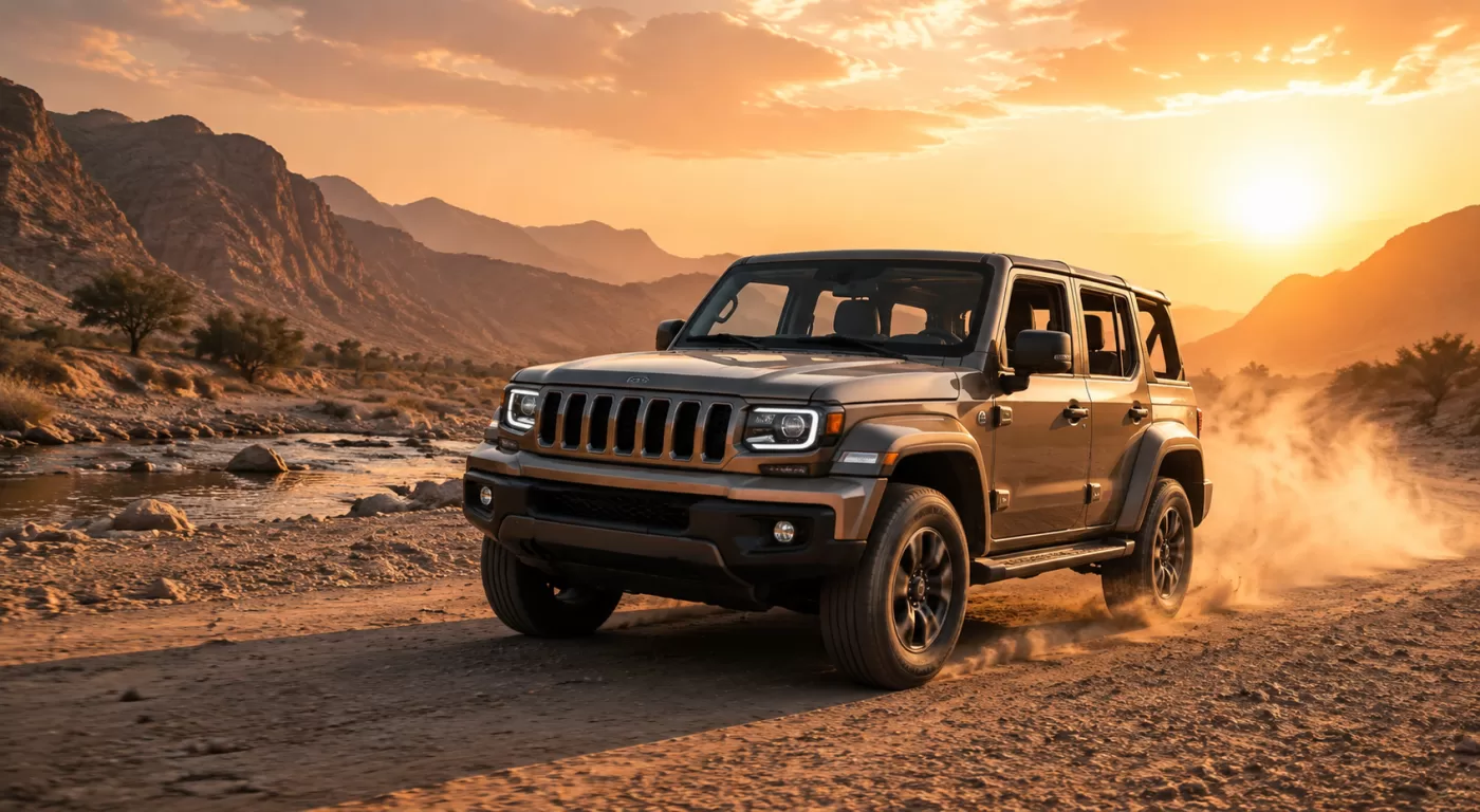 بايك BJ40 للدفع الرباعي في واد خليجي