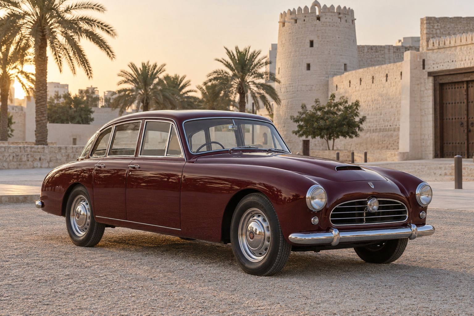 بريستول 405 الصالون أمام قصر الحصن