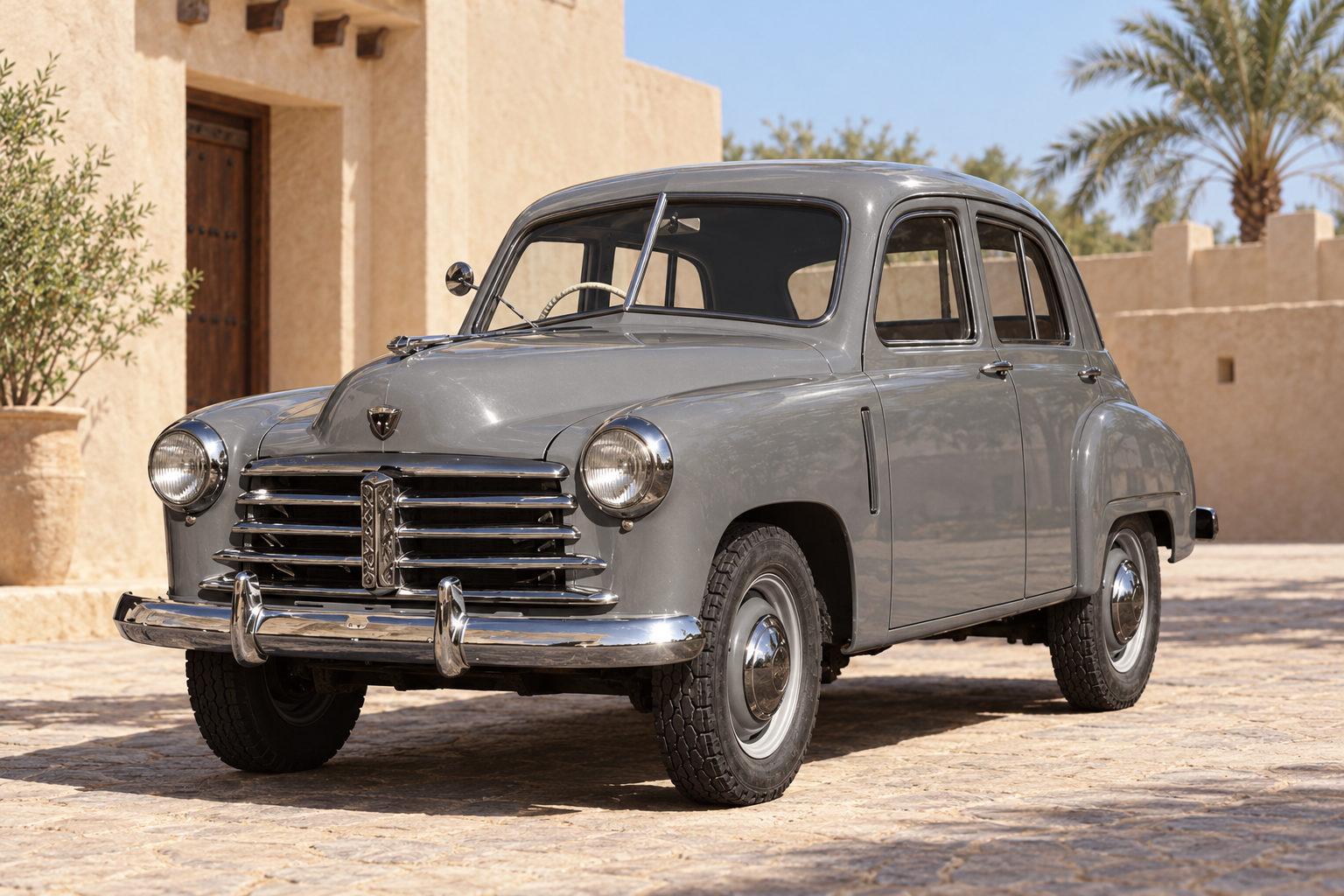 تمثيل تحريري أصلي لعائلة تويوبيت SD وفق مرجع مصنع موسوم بعام 1949 في فناء خليجي